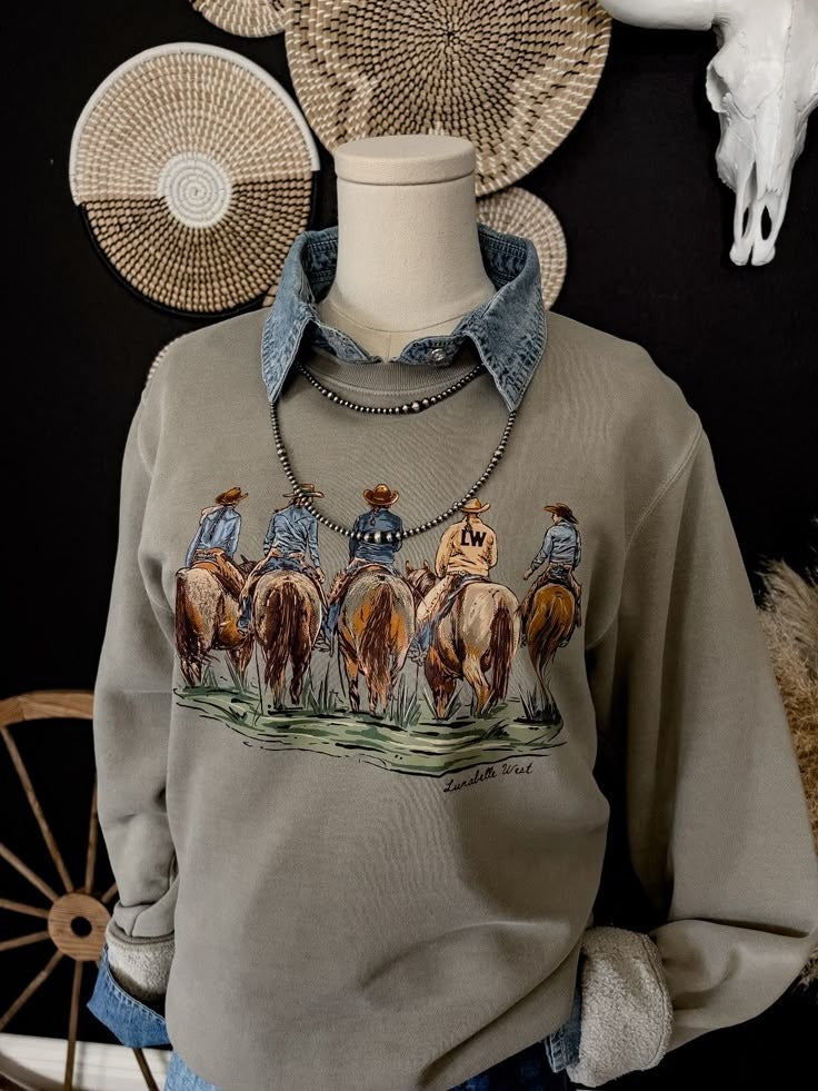 Cowgirl Roundup Crewneck