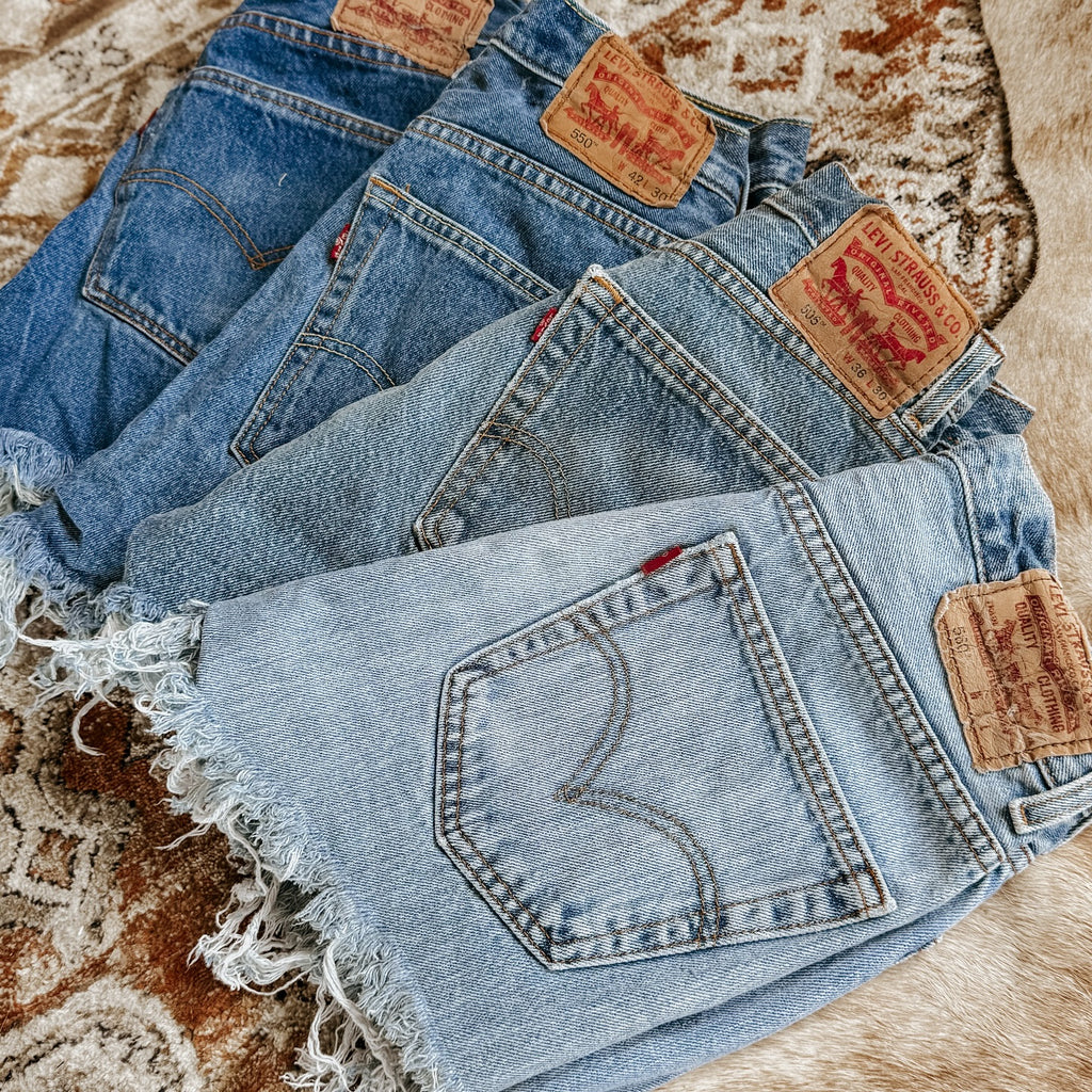 Upcycled Vintage Shorts Jeans