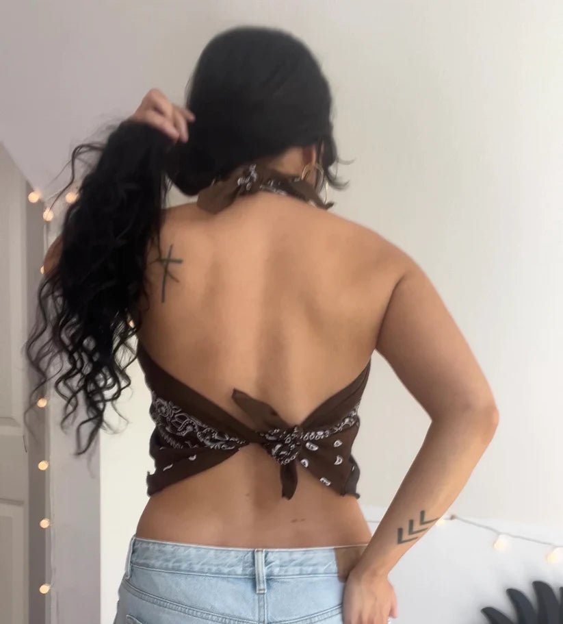 Coors Flame Halter Top