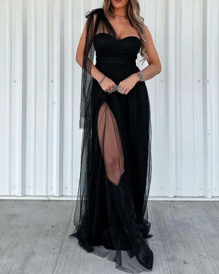 Western Chic Maxi Dress