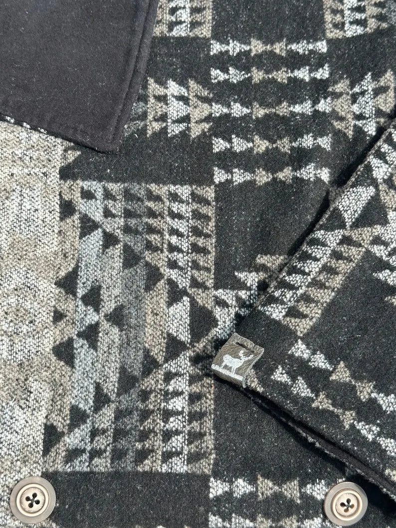Driftwood Western Aztec Warm Neck Hood