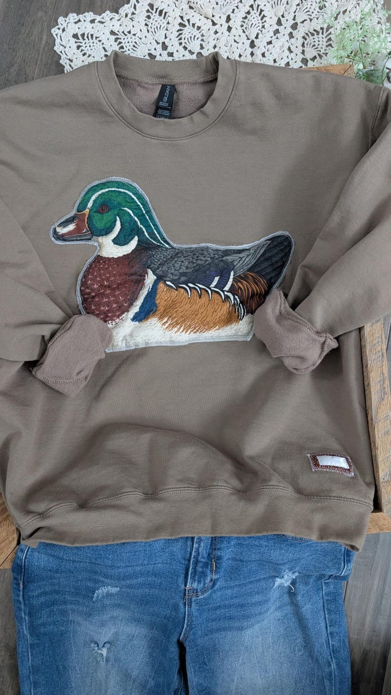 SHAPED Wood Duck Crewneck