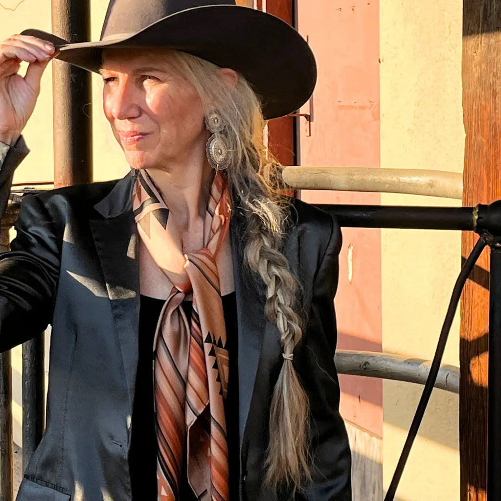 Serape Wild Rags (Cowboy Campfire) Silk Scarf