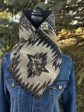 Western Cowboy Aztec Warm Neck Hood14