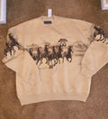 Western Graphic Crew Sweatshirt