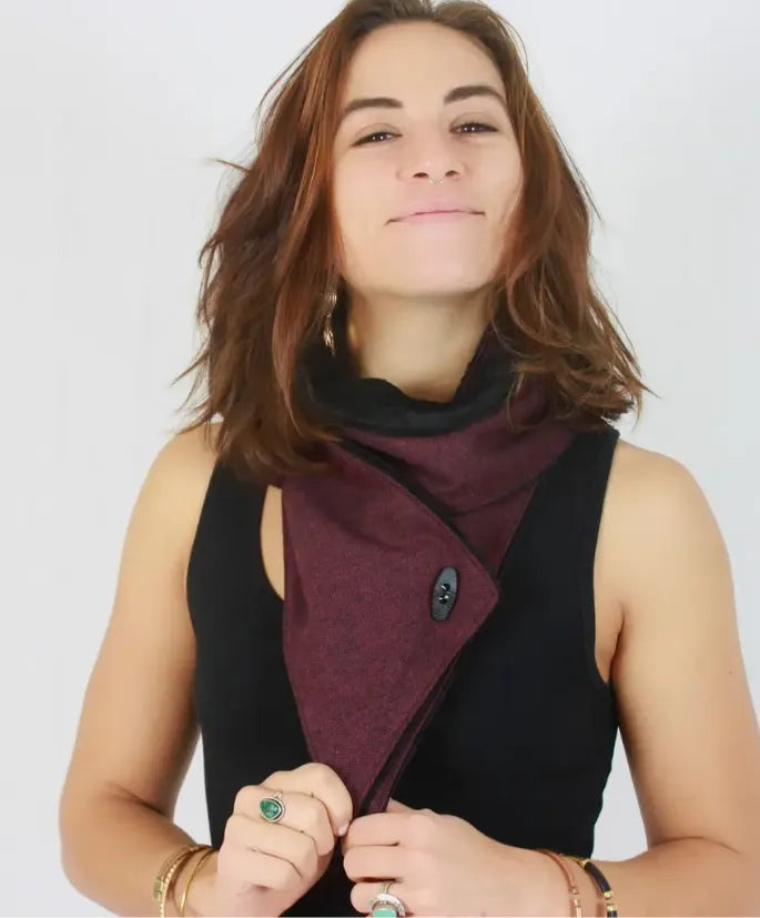 Burgundy  Scarf