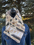 Western Cowboy Aztec Warm Neck Hood