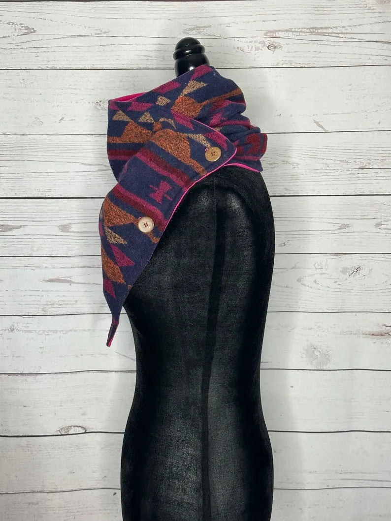Royal Western Aztec Warm Neck Hood