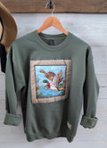 Framed Flying MALLARDS Crewneck