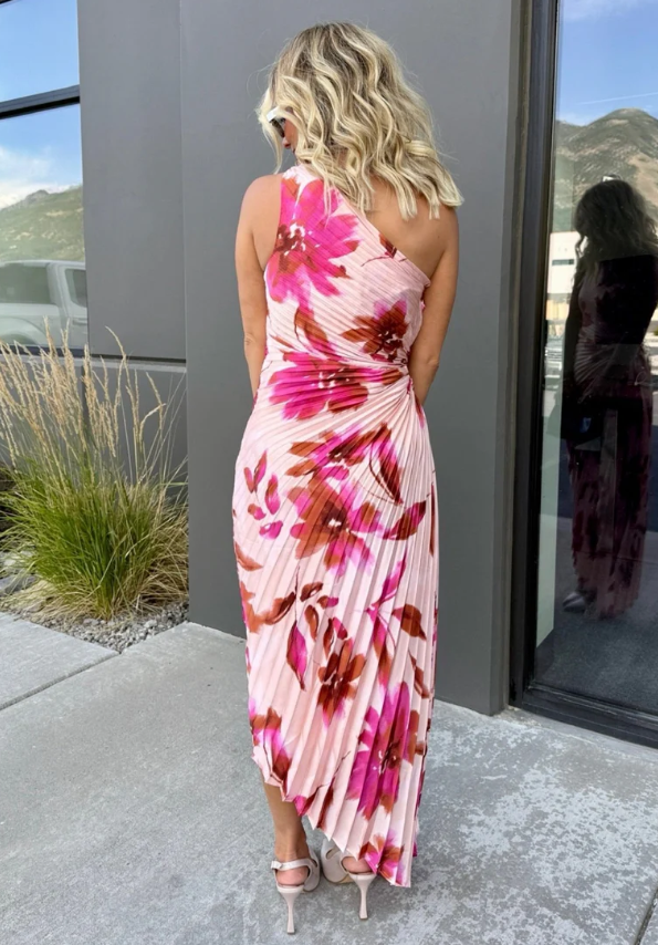 Songs of Summer Asymmetrical Maxi Dress
