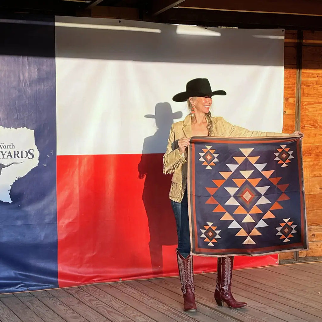 Aztec Wild Rags (Pecos River) Silk Scarf
