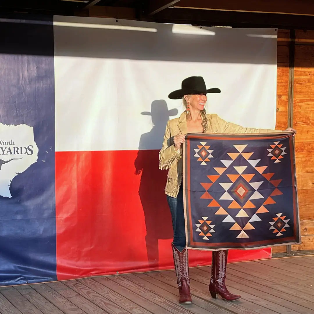 Aztec Wild Rags (Pecos River) Silk Scarf