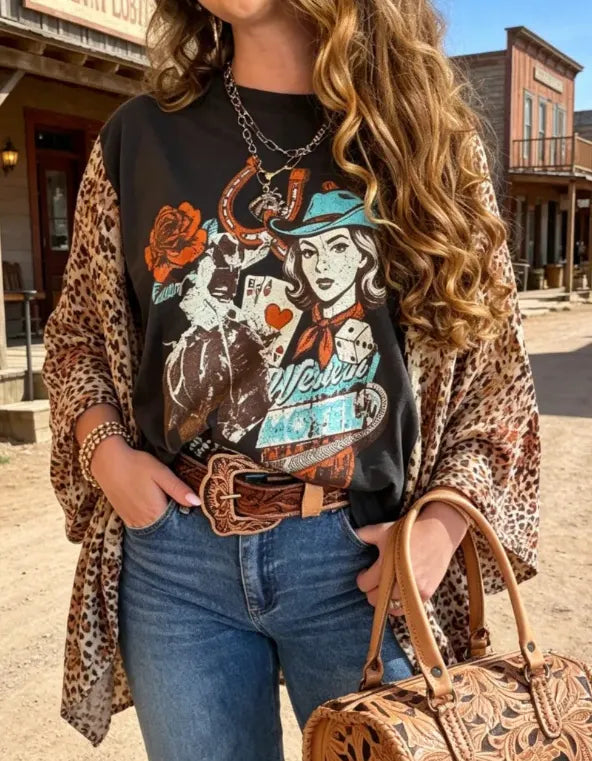 Bohemian  Kimono Top