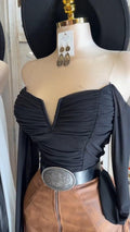 Off-the-shoulder Bodycon Top