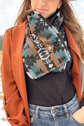 Western Cowboy Aztec Warm Neck Hood10