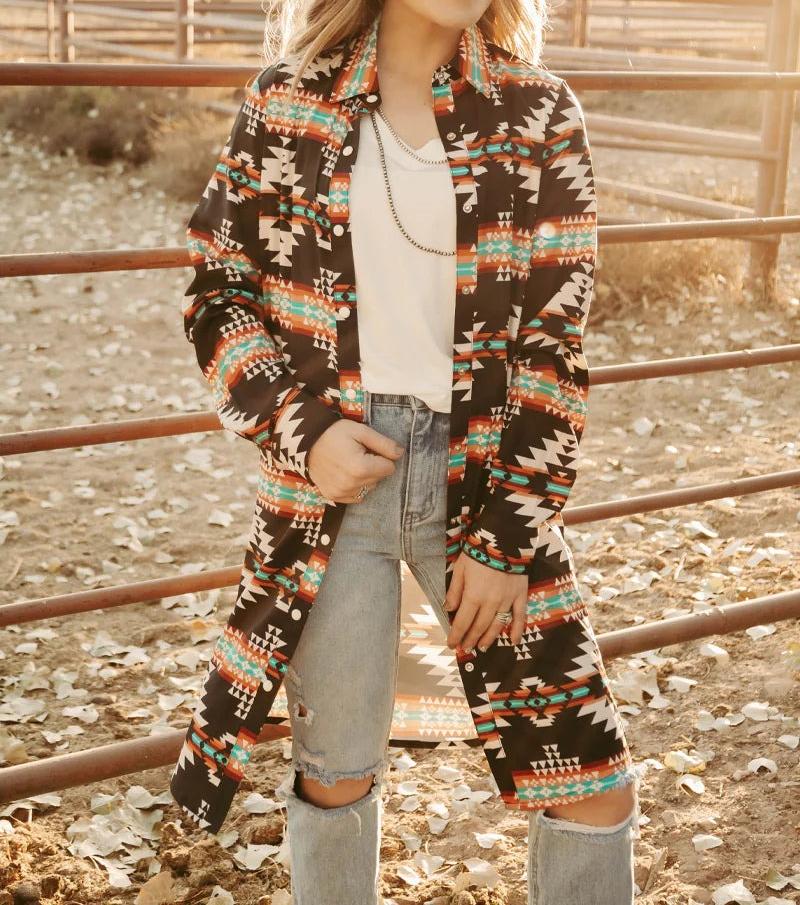 Bandera Button-Up Dress