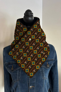 Women's Western Denim Warm Neck Hood Warm Neck Cover