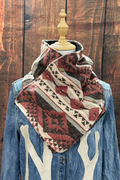 Western Cowboy Aztec Warm Neck Hood