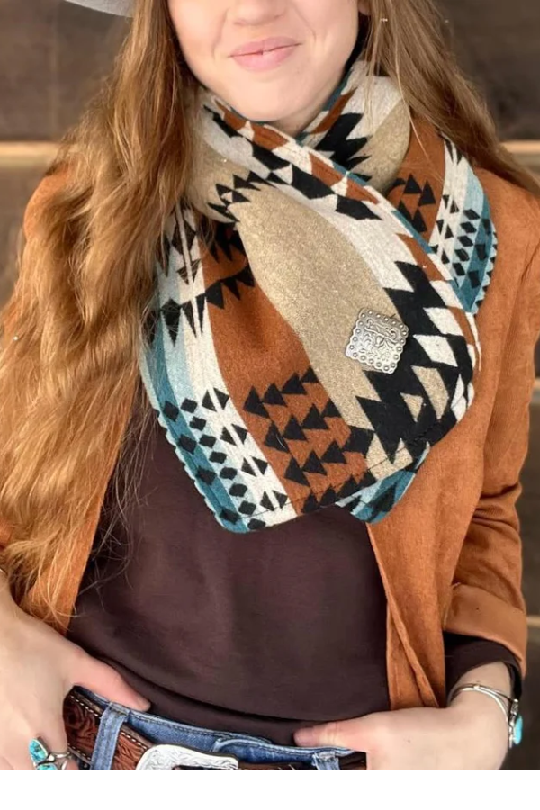 Women's Western Cowboy Warm Neck Hood
