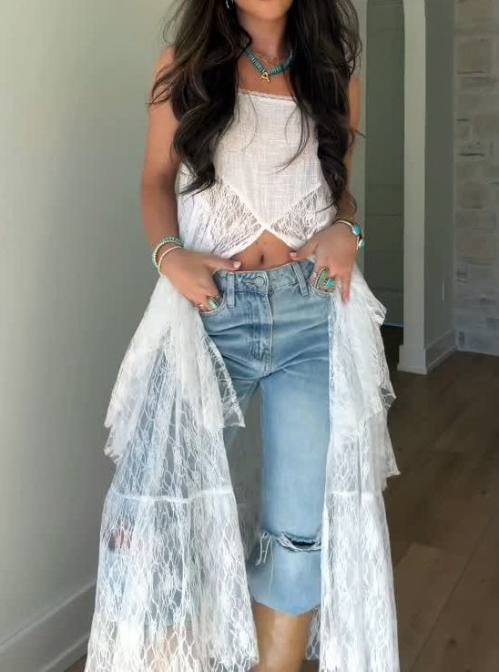 Irregular Lace Sexy Camisole Top